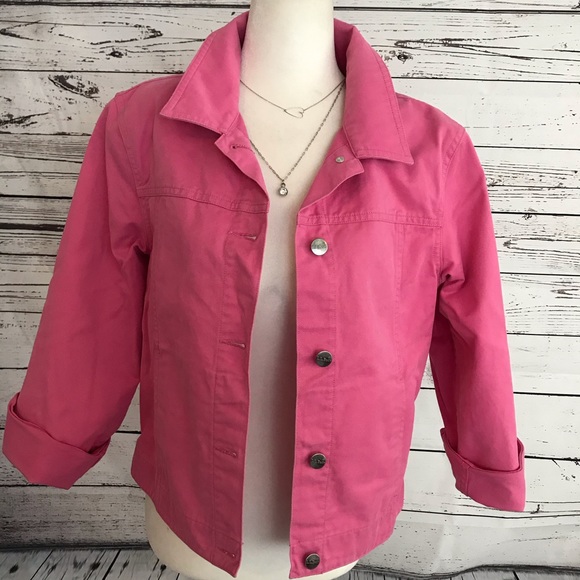 LL Bean Jean jacket - Picture 1 of 8